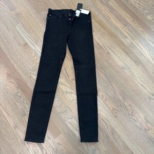 Armani exchange Black Skinny Button Fly Jeans - Us size 26